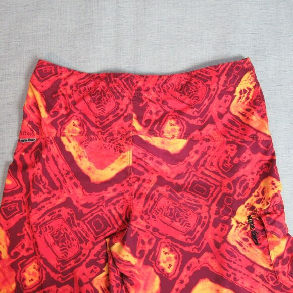 Nike 6.0 Board Shorts Mens Size 34 Red Orange Geometric Swim Trunks Active - Picture 7 of 16